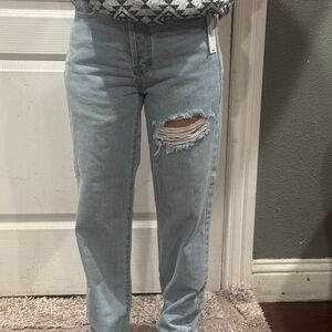 Brand new PacSun straight-leg jeans, size 24.